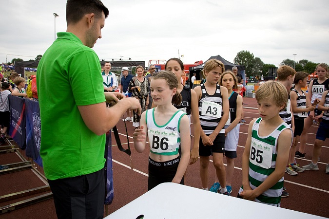 10 x 1K Caitlin Hancock medal