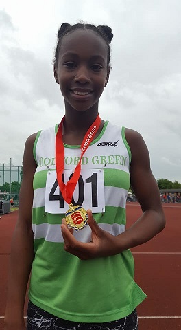Zahara Malcolm Essex 300m Champ 2018 by Eubert Malcolm