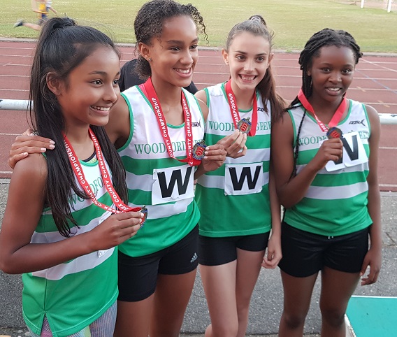 U13 Girls 4x100m