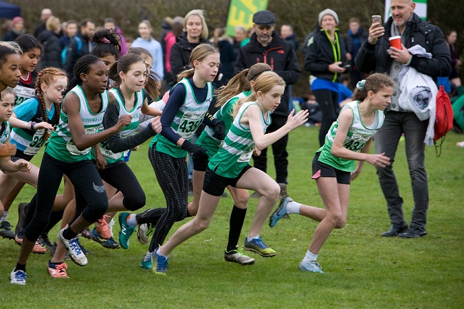 U13G Met League 3 2019 race start