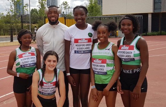 U15 Girls Club Connect Relays 2019 2